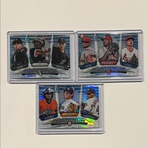 2018 Bowman Chrome Talent Pipeline; Yordan Alvarez, Dylan Cease, Jordan Hicks